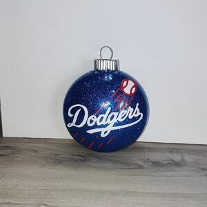 Dodgers Blue Holiday Ornament